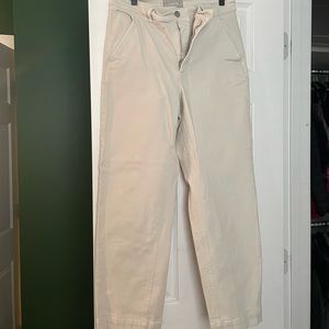 Everlane Straight Leg Canvas Pant